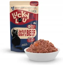 zdrowa-karma-bez-gmo-dla-starszych-kotow-lucky-lou-drob-i-wolowina-125g