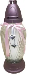 znicz-bordowy-z-kokardka-i-zawieszka