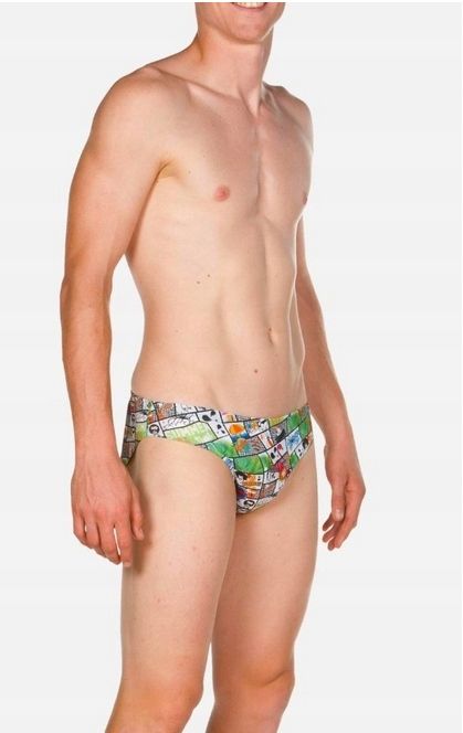 H773 ARENA SUMMER COMICS BRIEF 5,5cm SLIPY KĄPIELÓWKI MĘSKIE