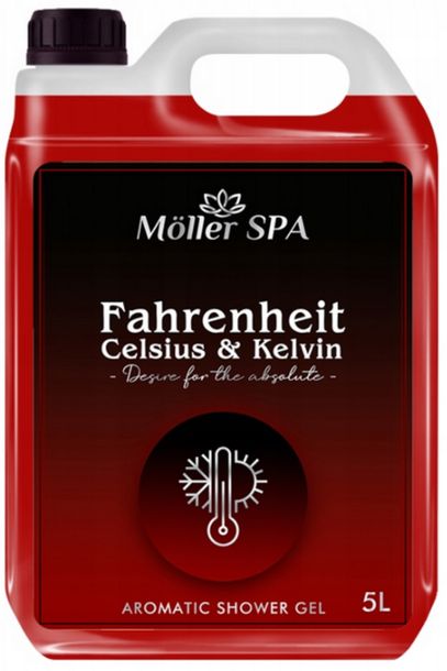 Zdjęcia - Żel pod prysznic Fahrenheit ﻿  CELSIUS & KELVIN zapach perfum 5L 