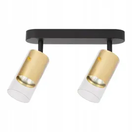 oprawa-lampa-sufitowa-natynkowa-kinkiet-spot-tuba-2xgu10-zloty-klosz