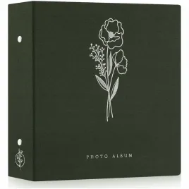 album-fotograficzny-na-zdjecia-lniany-1000-kieszeni-115-x-15-cm-zielony-xl