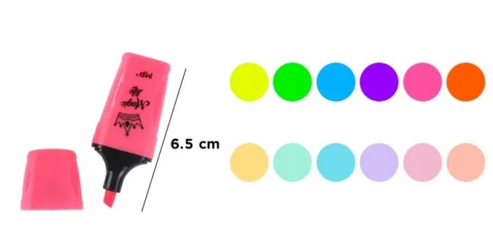 zakreslasz-fluorescencyjno-pastelowy-mini-12szt-marka-mp