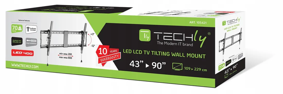 uchwyt-scienny-techly-43-90-70kg-slim-waga-z-opakowaniem-3-24-kg