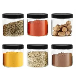 6x-sloik-pojemnik-na-zywnosc-produkty-sypkie-czarny-produkt-polski-200-ml