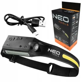 neo-latarka-czolowa-led-belt-2w1-usb-c-ipx4-350lm-czujnik-ruchu