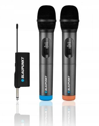 MIKROFON BEZPRZEWODOWY UHF PODWÓJNY BLAUPUNKT