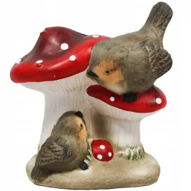figurka-grzyb-ogrodowy-ptaszki