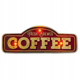 znak-metalowy-retro-led-fresh-brewed-coffee-forever-light