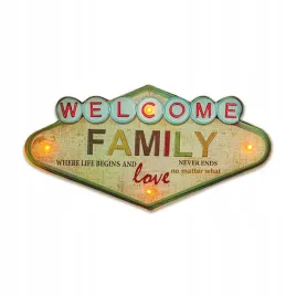 znak-metalowy-retro-led-welcome-family-forever-light