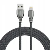 forever-kabel-tornado-usb-lightning-10-m-3a-czarny-stan-nowy
