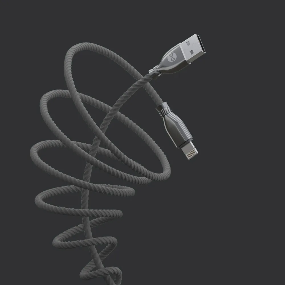 forever-kabel-tornado-usb-lightning-10-m-3a-czarny