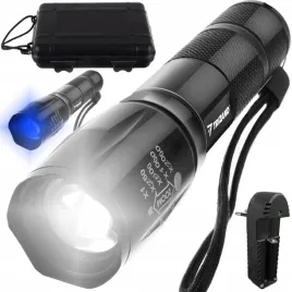 latarka-taktyczna-wojskowa-mocna-szperacz-cree-xpe-led-zoom-z-uv-aku-etui