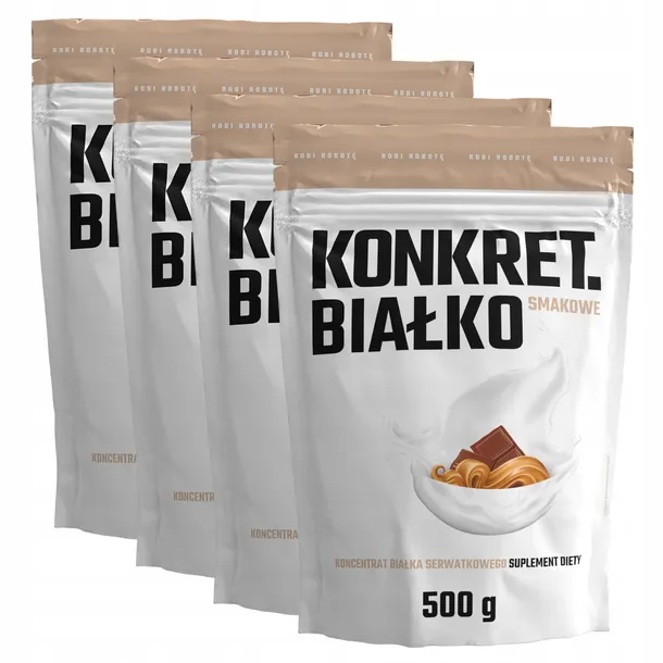 KONKRET Białko 2000g baton z masłem orzech WPC WHEY