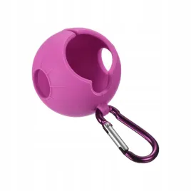 czerwono-rozowy-silikonowy-uchwyt-na-pilki-golfowe-z-karabinczykiem
