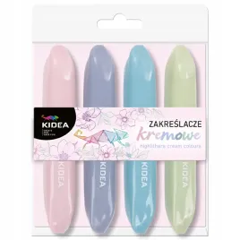 zakreslacze-kremowe-future-4-kolory-kidea