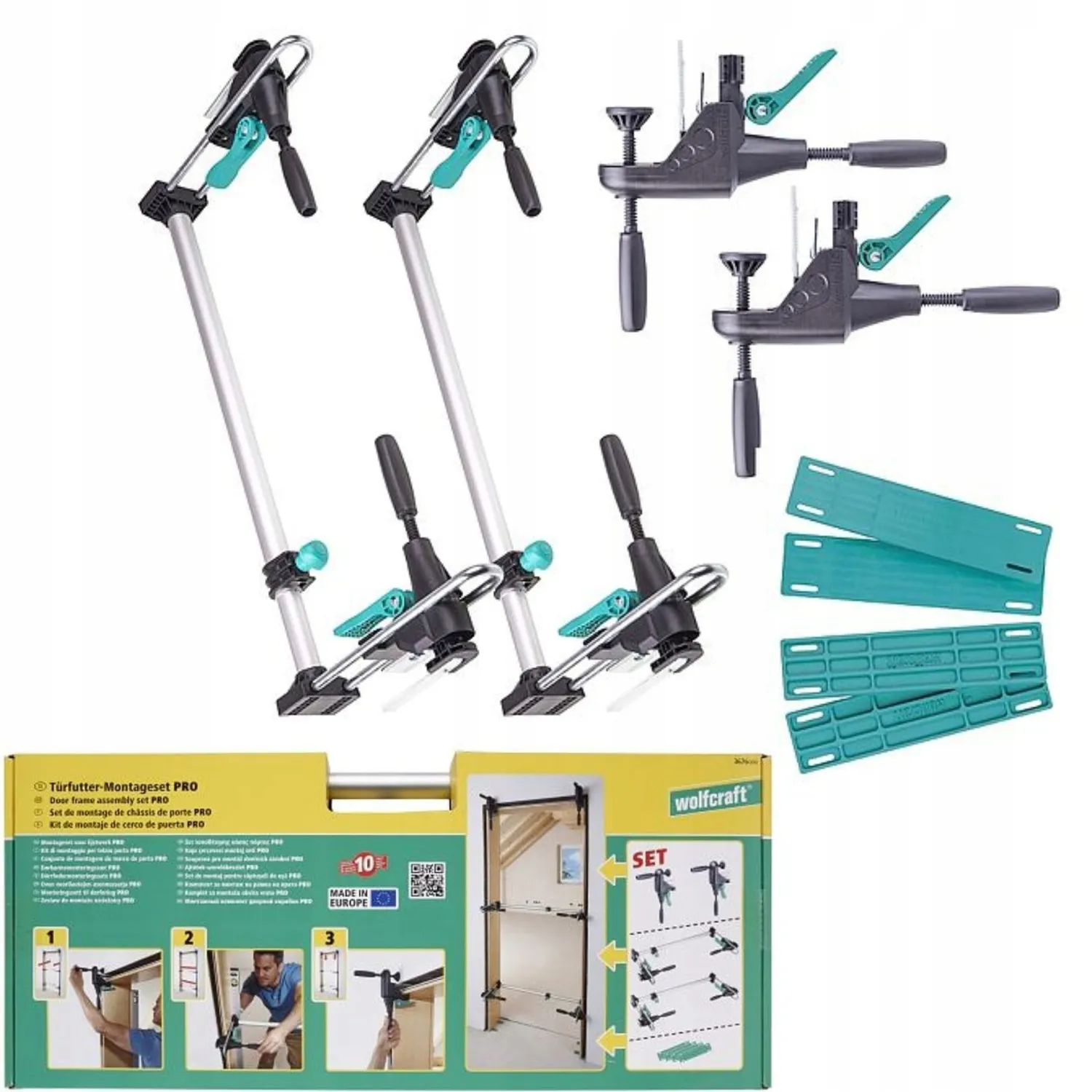 WOLFCRAFT ZESTAW DO MONTA U FUTRYN O CIE NIC DRZWI 600-1000 mm WF3676000 185889909 - pl