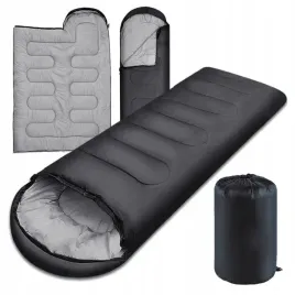 spiwor-turystyczny-z-kapturem-i-koldra-2w1-duzy-czarny-mumia-cieply