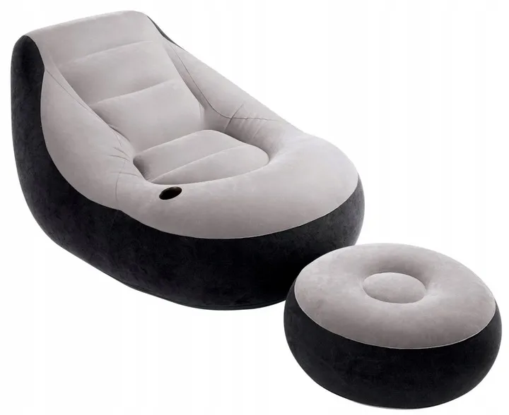 fotel-dmuchany-welurowy-pufa-podnozek-intex-stan-nowy-marka-intex
