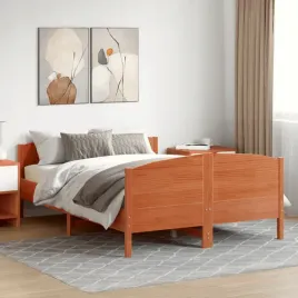 vidaxl-rama-lozka-bez-materaca-woskowy-braz-135x190-cm-lita-sosna