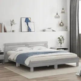 vidaxl-rama-lozka-z-wezglowiem-i-led-szary-dab-sonoma-160x200-cm