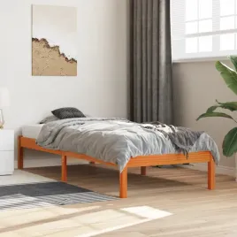 vidaxl-rama-lozka-bez-materaca-woskowy-braz-90x200-cm-lita-sosna