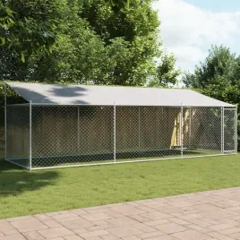 vidaxl-klatka-dla-psa-z-dachem-i-drzwiami-szara-6x2x2-m-stal