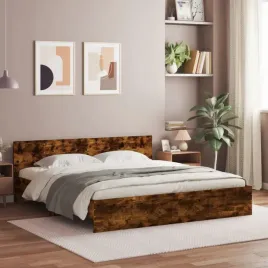 vidaxl-rama-lozka-z-wezglowiem-przydymiony-dab-160x200-cm