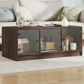 vidaxl-stolik-kawowy-szklane-drzwiczki-brazowy-dab-102x50x42-cm