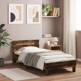 vidaxl-rama-lozka-z-wezglowiem-przydymiony-dab-90x200-cm