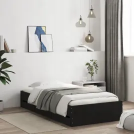 vidaxl-rama-lozka-z-szufladami-czarna-100x200-cm