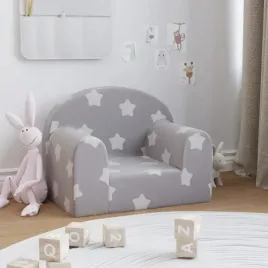 vidaxl-sofa-dziecieca-jasnoszara-z-gwiazdkami-miekki-plusz