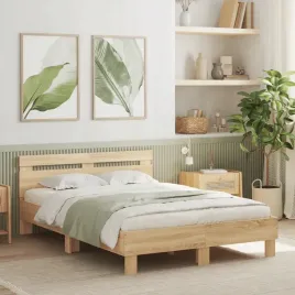 vidaxl-rama-lozka-z-wezglowiem-dab-sonoma-120x200-cm