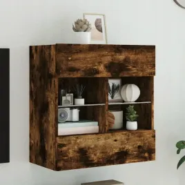 vidaxl-scienna-szafka-tv-z-led-przydymiony-dab-585x30x605-cm