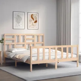 vidaxl-rama-lozka-bez-materaca-160x200-cm-lite-drewno-sosnowe