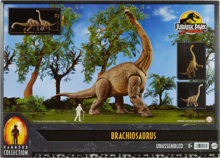 Zdjęcia - Figurka / zabawka transformująca Mattel FIGURKA JURASSIC WORLD KOLEKCJA HAMMONDA DINOZAUR Brachiosaurus 109 cm 