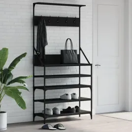 vidaxl-wieszak-na-ubrania-z-miejscem-na-buty-czarny-90x34x184-cm
