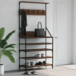 vidaxl-wieszak-na-ubrania-z-miejscem-na-buty-brazowy-dab-90x34x184-cm