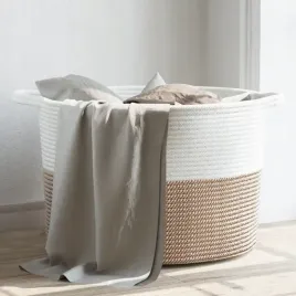 vidaxl-kosz-na-pranie-brazowo-bialy-o55x36-cm-bawelna