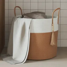 vidaxl-kosz-do-przechowywania-brazowo-bialy-o40x35-cm-bawelna