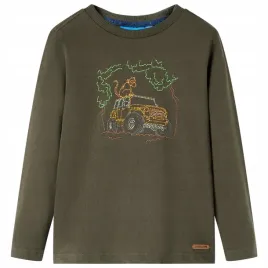 koszulka-dziecieca-z-dlugimi-rekawami-khaki-92