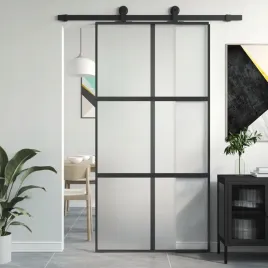 vidaxl-drzwi-przesuwne-czarne-1025x205cm-szklo-hartowane-aluminium