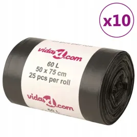 vidaxl-worki-na-smieci-250-szt-czarne-60-l