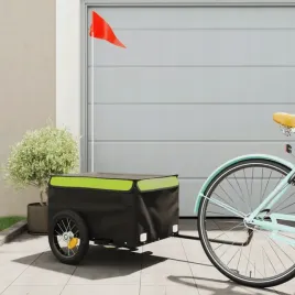 vidaxl-przyczepka-rowerowa-czarno-zielona-30-kg-zelazo