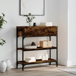 vidaxl-stolik-konsolowy-przydymiony-dab-725x25x75-cm
