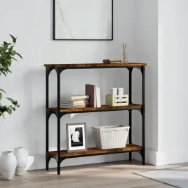 vidaxl-stolik-konsolowy-przydymiony-dab-75x225x75-cm