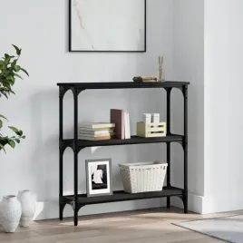 vidaxl-stolik-konsolowy-czarny-75x225x75-cm