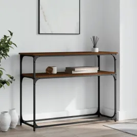 vidaxl-stolik-konsolowy-brazowy-dab-100x355x75-cm