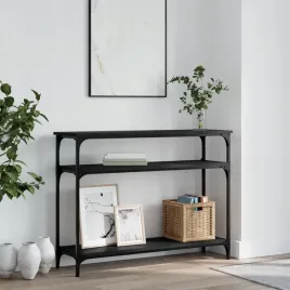 vidaxl-stolik-konsolowy-czarny-100x29x75-cm