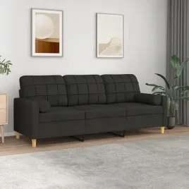 vidaxl-3-osobowa-sofa-z-poduszkami-czarna-180-cm-tkanina